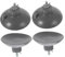 HEALLILY 4 Stück Industrie Saugnapf Füße Tassenhaken Maschinenfixator Fritteusenfüße Fixator Saugnapf Mühlen Saugnapf Popcorn Maschinenfüße Saugnapf Pvc Grau