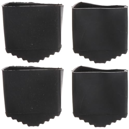 IMIKEYA LeiterfüßE Stehleiter 40x20mm 4 Stück Ersatz Leiter FüßE GummifüßE FußKappen FüR Leitern Innendurchmesser Gummi rutschfeste Schutzkappen Schwarz GummileiterfüßE Haushaltsleitern Aluleiter