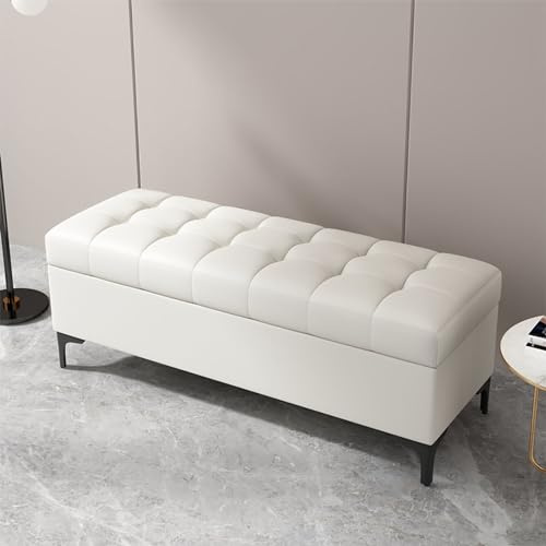 Stauraum Ottomane mit Deckel Schlafzimmerbank Fußstütze für Sofa Holz Aufbewahrungsbox Eingang Schuhbank Bett Endbank Aufbewahrung Truhe Ende des Bettkastens