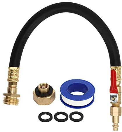 ZCZDHNA RV -Sprinkler Winterzusatz | Messinggartenschlauchadapter für den Kompressor | Frostschutz für Rohre/Bewässerungssysteme/Außenarmaturen | 300 psi, 22 ° F bis 250 ° F.