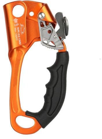 Buhdjfnke Rechte Hand Kletterausrüstung Seil Seil Werkzeug Outdoor Felsklettern Handaufstiegsvorrichtung Griffausrüstung