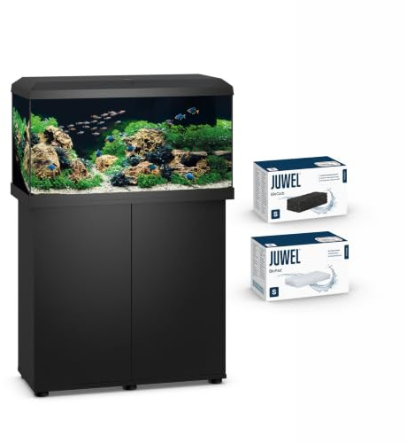 JUWEL Aquarium Primo 110 LED 2.0 Kombination Schwarz Premium-Bundle