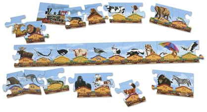 Alphabet Train Floor Card-Puzz