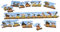 Alphabet Train Floor Card-Puzz