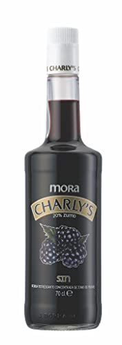 „Charly's Brombeere“, alkoholfreie Likör-Alternative, Erfrischungsgetränk mit Fruchtsaft. 0,7 L