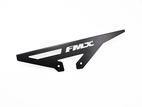 kompatibel mit: Honda FMX 650 BJ 2005-07 Kettenschutz Kettenabschirmung Logo schwarz IBEX