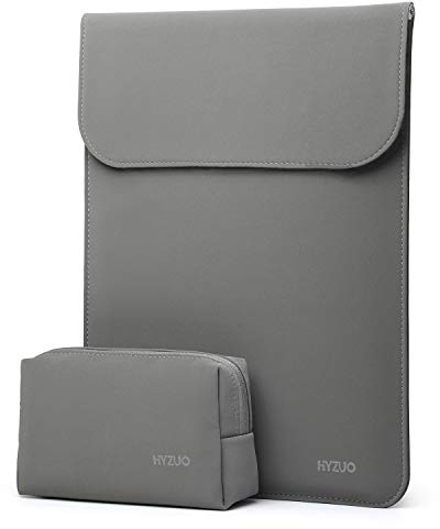 HYZUO 13 Inch Laptop Sleeve PC Case for MacBook Pro 13 M2 M1 2025-2016, MacBook Air 13 M4 M3 M2 M1 2025-2018, 13 iPad Pro/Air, Surface Pro, XPS 13, with Small Bag, Dark Grey