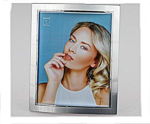 formano Bilderahmen, Fotorahmen Style für 20x25cm Silber matt + glänzend Metall