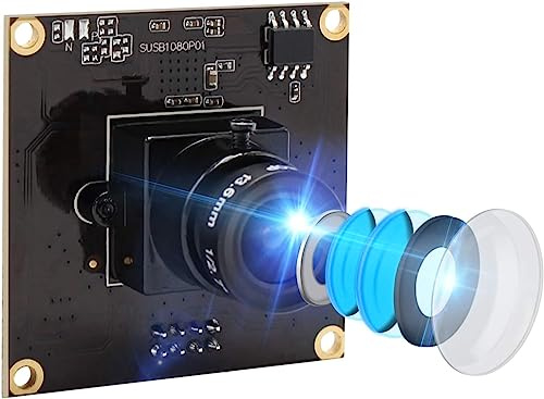 1080P Webcam Hochgeschwindigkeits USB3.0 USB Kameramodul mit IMX291 Sensor Minicam für industriell unterstützte OTG, 2MP USB Webkamera mit 0,01LUX Low Illumination für Android Windows Linux Mac
