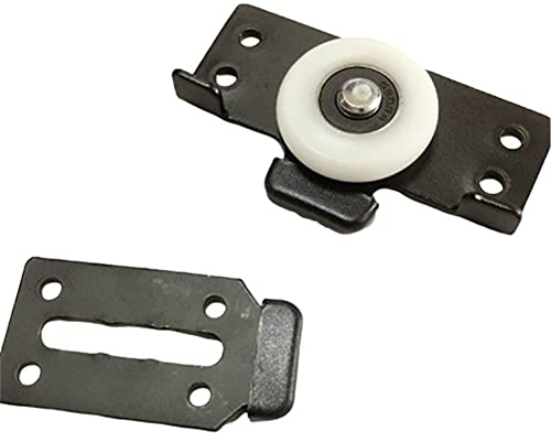 Lot de 4 roulettes pour porte coulissante de placard en bois pour porte de placard ou de grange