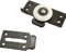 Lot de 4 roulettes pour porte coulissante de placard en bois pour porte de placard ou de grange