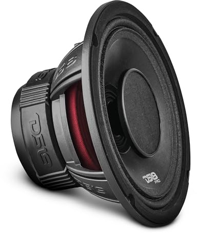 DS18 PRO-HY8.4B - Altoparlante ibrido da 20,3 cm per auto, con driver a compressione integrato VC da 2,5 cm, 500 W max 250 W RMS, 4 Ohm (1 altoparlante)