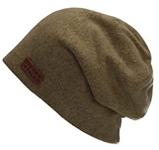 Sterntaler Baby Jungen Slouch-Beanie Melange Mütze - Gefüttert Mit Weichem Baumwoll-Fleece - Dunkelgrün, 53