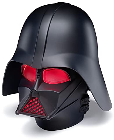 Star Wars Darth Vader Lampe mit Sound - Offiziell lizenziert, Sammlerlamp, Schreibtischlampe, Geschenk für Fans, Schwarz