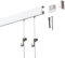 3 Meter (2 x 1,5m) SOFT-RAIL® Bilderschienen Set BUDGET (S), Weiß, versch. Längen und Farben
