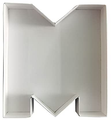 WENPACK Pappmaché-Box in Buchstabenform, befüllbar, 20,8 cm, Süßigkeitenbehälter, Muttergeburtstag, Größe M