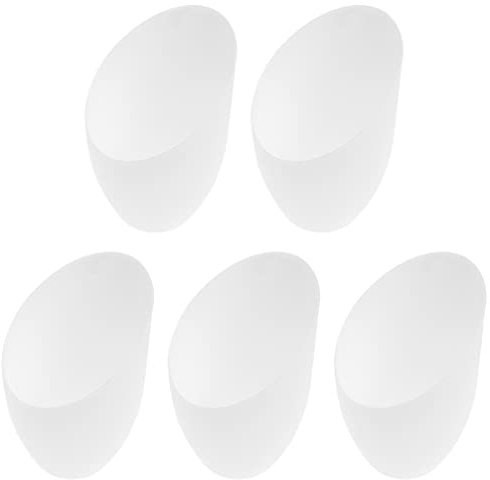 Yardwe Horse Lamp Shade 5pcs Lamp Shade Oblique Horseshoe Lampshade Replacement White Lamp Light Covers Ceiling Fan Globe Replacement for Led Floor Lamp Chandelier Ceiling Light 42mm