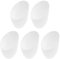 Yardwe Horse Lamp Shade 5pcs Lamp Shade Oblique Horseshoe Lampshade Replacement White Lamp Light Covers Ceiling Fan Globe Replacement for Led Floor Lamp Chandelier Ceiling Light 42mm