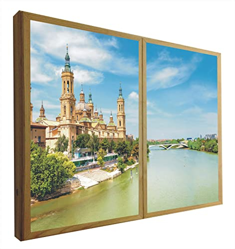 Ventanas Falsas Decorativas Iluminada Basilica de Nuestra Señora del Pilar