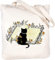 Canvas Tote Bag For Woman,Reusable Fabric Bags Funny Aesthetic Tote Bag With Zipper Cute Cat Flower Tote Bag Reusable Grocery Bags Book Lightweight (read cat)