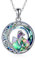 YAFEINI Fuchs Halskette 925 Sterling Silber Keltische Knoten Mond Fuchs Halskette Kristall Fuchs Anhänger Schmuck Für Frauen Mädchen