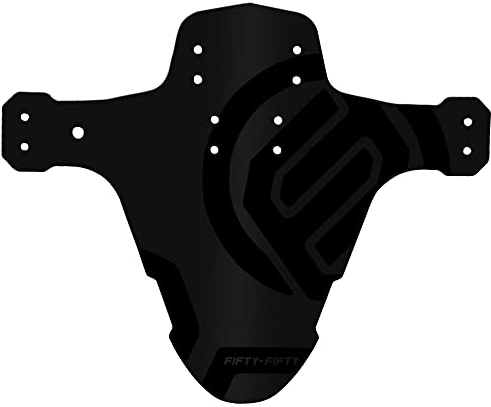 FIFTY-FIFTY MTB Schutzblech, Fahrrad Schutzblech, Schutzbleche Mountainbike Hinten und Vorne Schlamm schaber Spritzschutz Fit 26 27.5 29 Zoll Fat Bike (Schwarz, 1 Stück)