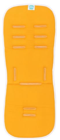 Fillikid Wendeauflage Muslin 30x73 cm Exklusiv | Baby Sitzeinlage 100% Baumwolle waschbar | Universal Sitzauflage für Buggy Kinderwagen Sportwagen | Schonauflage Atmungsaktiv