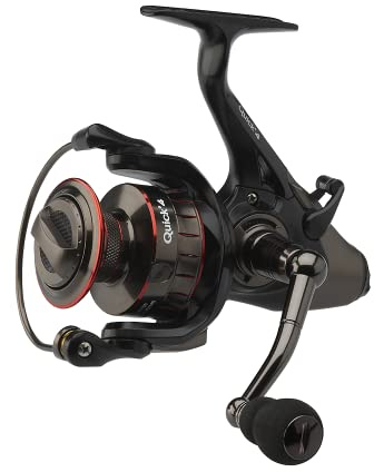 DAM Quick 4 SLS Angelrolle, Spinnrollen, Allround-Angeln, Unisex, Schwarz, 8000, FD