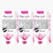 CLENTAIRE Magische Duftblätter Sensual Ruby 3er Pack, 3 x 50ml Glas - sinnlich fruchtiger Raumduft, handgefertigte Blüte aus Magnolienblättern, Raumdekoration