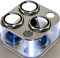 Uyiton für iPhone 15 Pro/iPhone 15 Pro Max Kameraschutz, [Einteiliges Design] Anti-Kratzer Kamera Schutz Linsenschutz Schutzglas für iPhone 15 Pro/iPhone 15 Pro Max-Titanium Grau
