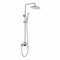 Colonne de douche OCEANIC - Mitigeur mécanique - Pomme haute rectangle 25,5x19 cm - Chrome