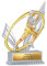 eberin · XS Läufer Pokal · Marathon Trophäe · Stadtlauf/Citylauf/Laufgruppe Wanderpokal · Triathlon Preis · Laufen Pokal mit Wunschtext · 12 cm