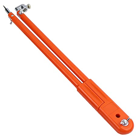 SENRISE Carpenter Präzisions-Bleistiftzirkel, 40 cm, verstellbar, großer Tischler, Präzisions-Bleistiftzirkel, großer Durchmesser, verstellbare Trennwände, Markierung und Anreißen für Holzbearbeitung