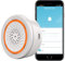 Zigbee Alarme intelligente : alarme sans fil pour la sécurité à domicile et la domotique, contrôle par application, sirène d'alarme stroboscopique flash 100 dB, hub Tuya Zigbee requis, compatible avec