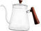 LeGDOr Kettle Coffee Machine Espresso Heating Tea Pot Household Coffeepot Clear Tea Kettle Espresso Cups Coffee Pot The Office Coffee Mugs Glass Coffee Percolator Glass Teapot Wooden Milk