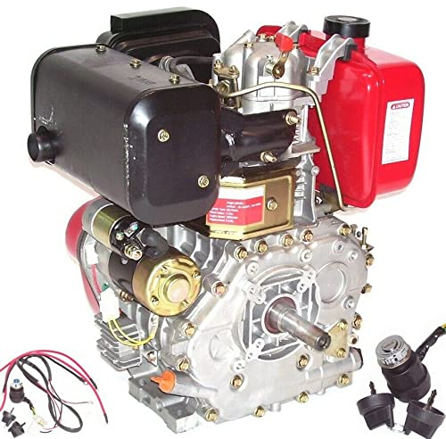 Dieselmotor Motor Standmotor E-Start 418cc 10PS Diesel Motor 06285 AWZ
