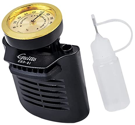 Mikinona Akustikgitarren Luftbefeuchter Mit Hygrometer Tragbarer Gitarren Soundloch Befeuchter Leises Gitarre Feuchtigkeitsgerät Zur Pflege Und Schutz Vor Rissbildung Im Winter