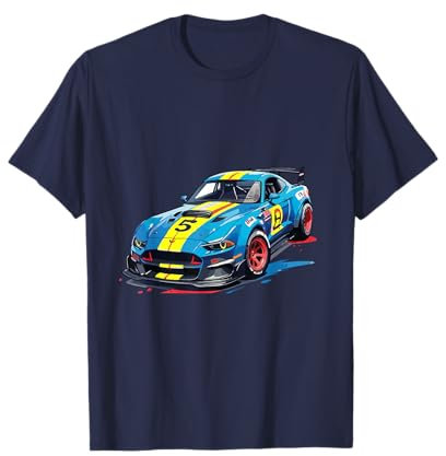 Rennauto Sportwagen Kinder Männer Sportscar Musclecar Auto T-Shirt