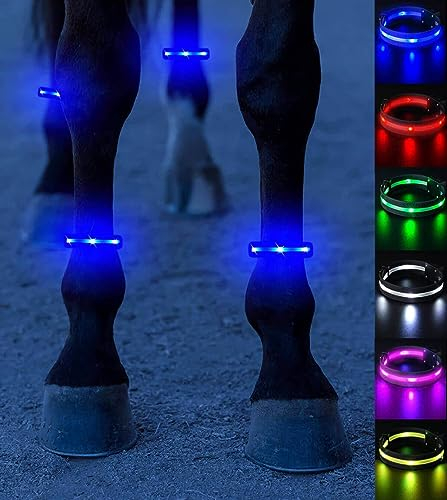 SUKEYME Reiter 2024 V.1 LED-Pferde-Zaumzeug, Mehrfarbig, M