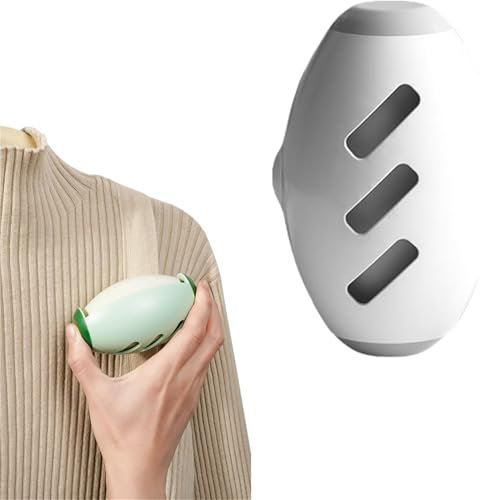 Stickify Lint Roller, Travel Mini Washable Lint Roller Ball, Reusable Mini Silicone Roller, Stickify Reusable Lint Rollers for Pet Hair Extra Sticky, Easy to Clean (White)