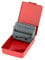 perfk Spiralbohrer-Etui, Bohrer-Indexbox, Zubehör, leer, stabiler professioneller Bohrerhalter aus Eisen, indexierter Aufbewahrungskoffer, 19 Spielautomaten