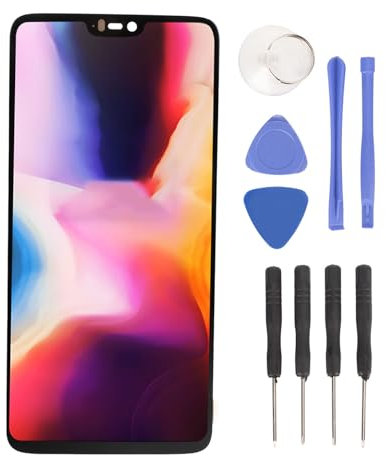 Écran de Remplacement de 6,28 Pouces pour 6 A6000 A6003, écran Tactile AMOLED avec Cadre, Remplacement D'écran de Téléphone avec Pièces de Réparation