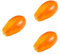 NESTINGHO 3 STK Gelbe Papaya Vorgeben, Obst Zu Spielen Gefälschte Papaya Künstliche Papaya-Dekoration Rot Heim Papaya-Frucht-Modell Künstliche Früchte Für Miniaturen Flüssig Pu-kleber Yellow