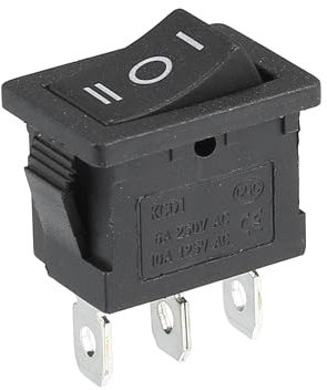 X AUTOHAUX Interruptor Basculante Ac 10A/250V 16A/12V On-Off 3 Pines Interruptor Basculante