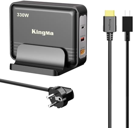 King Ma GaN ASUS Laptop Ladegerät für ASUS ROG Zephyrus G14 G16/TUF Gaming A14 A16 3-Port Portable Charger Schnelles USB Ladegerät für Gaming und Technik Laptops Ladegerät