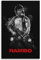 Rambo Poster First Blood 1982 (1), ästhetische Wandkunst, Leinwand, Vintage-Poster, dekoratives Gemälde, Wohnzimmer, Schlafzimmer, Dekoration, 30 x 45 cm, ungerahmter Stil