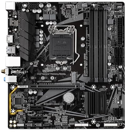 Motherboard La scheda madre AC Fit For Gigabyte B460M DS3H supporta CPU LGA 1200 i9-10900K i7-10700K, Intel B460 DDR4 2666 MHz, Micro ATX