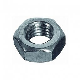 DIN 934 8 Links galvanisch verzinkt Sechskantmuttern mit metrischem Linksgewinde - Abmessung: M6 -LH (100 Stück)