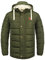 Blend BHFrederic Herren Winterjacke Steppjacke Jacke gefüttert mit abnehmbarer Kapuze Kordelzug Knöpfen Eingrifftaschen Regular fit, Größe:S, Farbe:Ivy Green (77086)