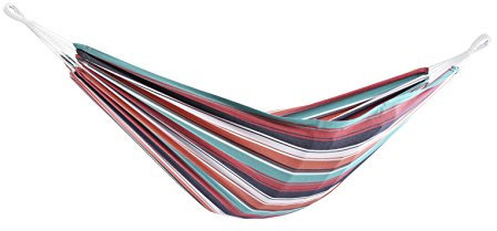 Vivere BRAZ230 Hängematte Doppel, Baumwolle, Plumeria Mehrfarbig, 366x160x5 cm